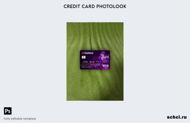 цифровая загрузка Великобритания NatWest банковская виза классическая карта фото